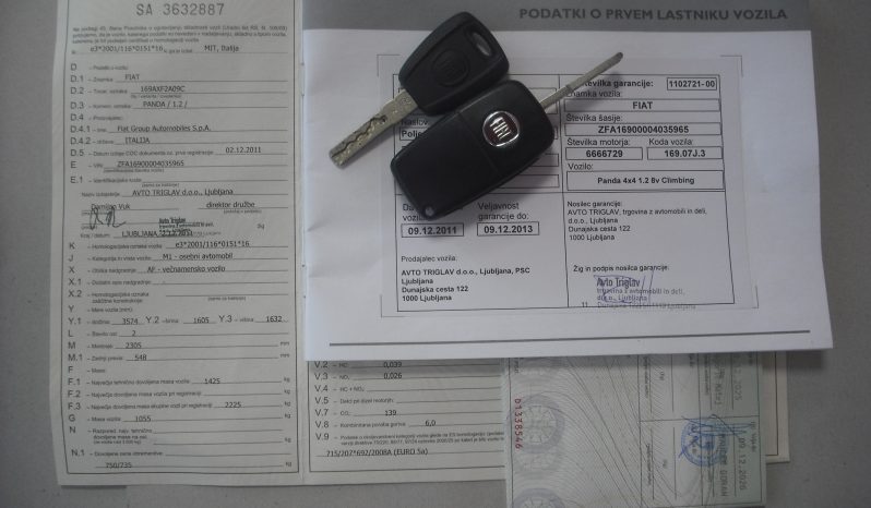 FIAT, PANDA 4X4 1.2 CLIMBING full